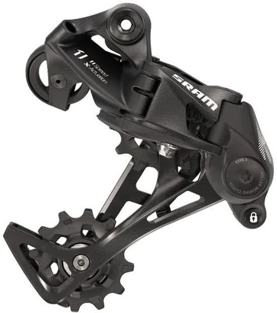 SRAM Der a nx 1 x11 zwart - ZWART