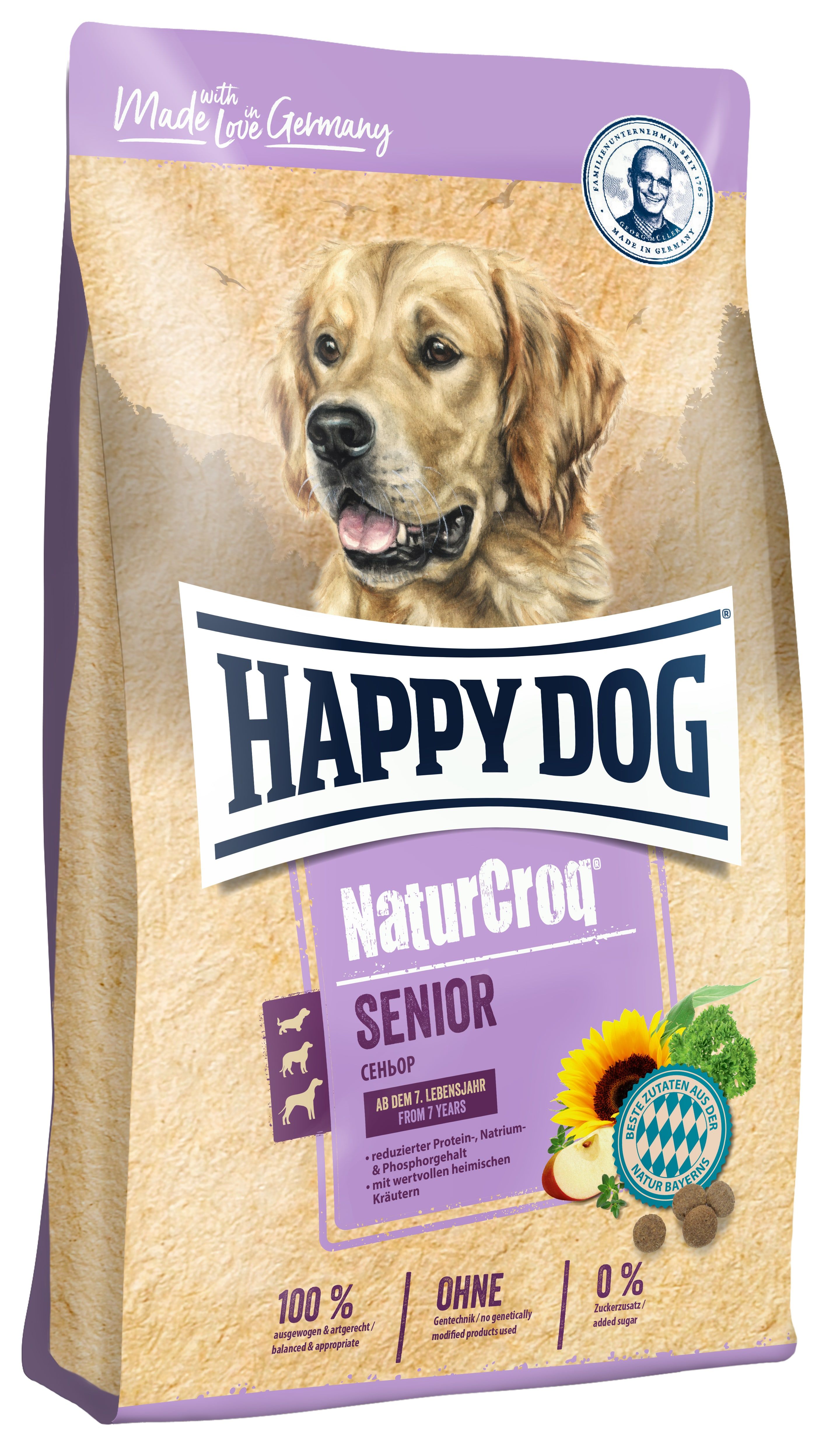 Happy Dog NaturCroq Senior - Droogvoer voor hond - 15 kg