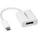 StarTech CDP2DPW USB-C Adapter USB-C Stecker (DP Alt) auf DP 1.4 Stecker, 0.14m, weiß