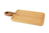 Excelsa Eco Living Snijplank/dienblad, rechthoekig, bamboe en acacia, 30 x 20 cm