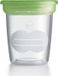 MAM BABY Melkcontainers 120ml - 5 Stuks - Doorzichtig en groen
