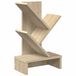 vidaXL Boomvormige boekenplank met 3 planken 30 x 18 x 48 cm