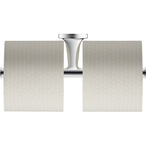 Duravit Starck T Closetrolhouder Dubbel Chroom 0099381000
