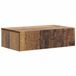 vidaXL Wandgemonteerde Zijtafel 59 x 34,5 x 17 cm Bewerkt hout Oud hout