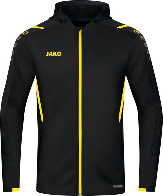 Jako Challenge Jacket Kids - Zwart - Maat 128
