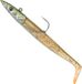 Savage Gear Sandeel V2 - 2 leurres souples + 1 tête plombée, taille / poids / couleur : 15,5 cm / 46 g / Clear Sandeel