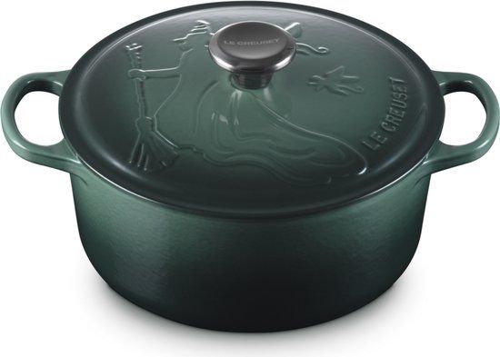 Le Creuset Signature stoofpan rond 24cm Elphaba groen - limited edition