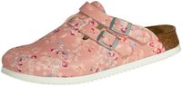 Birkenstock Kay SL Dames Werkklompen Flower Field Rose Narrow-fit | Roze | Imitatieleer | Maat 40