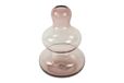 Decostar Countryfield Countryfield Vaas Royal-Bree glas L19B19H27CM roze