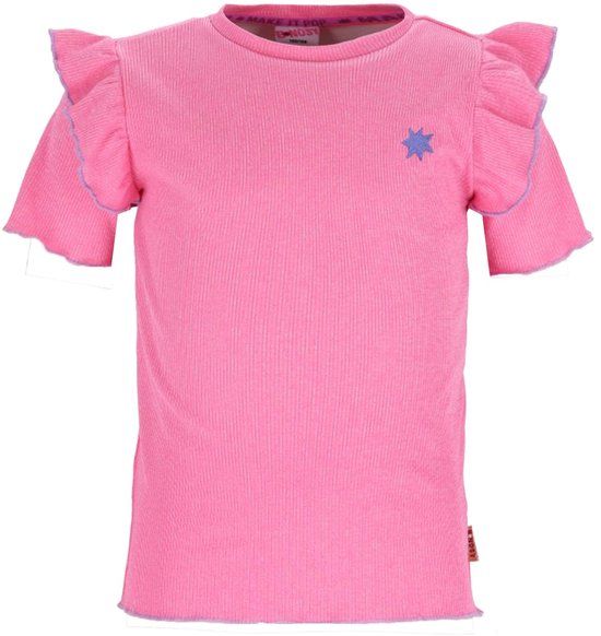 B.Nosy Y603-5431 Meisjes T-shirt roze - Maat 122/128