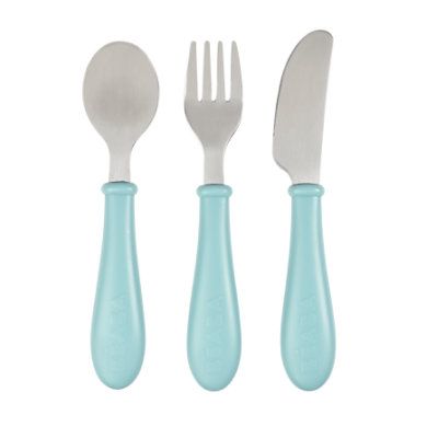 Béaba Roestvrijstalen bestekset blauw