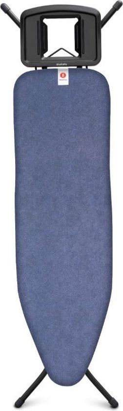 Brabantia Strijkplank B - Denim Blue - 124 x 38 cm - met strijkijzerhouder