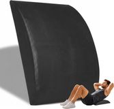 Merkloos / Sans marque Relaxdays buikspiermat - zwart - 30,5x7x37 cm
