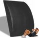 Merkloos / Sans marque Relaxdays buikspiermat - zwart - 30,5x7x37 cm