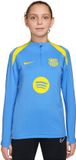 Nike FC Barcelona Strike Drill Top 2025/2026 - Blauw/Geel - Maat XL (158-170) - Kids