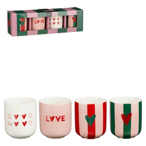 Mica Decorations Koffiekopje (Set van 4)
