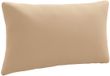 vidaXL Rugkussen PUTTEN 100% Polyester Zand 80 x 40 x 15 cm