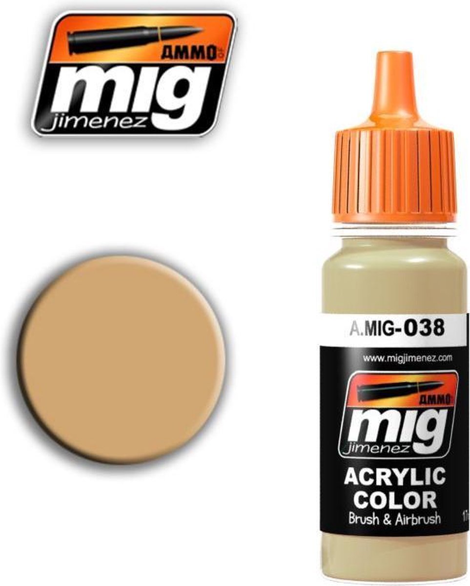 AMMO MIG-0038 Licht Hout Acrylverf (17 Ml), Multicolor