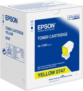 Epson C13S050747 Yellow Toner Cartridge - 8.8k Pages - WorkForce AL-C300 Series