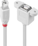 LINDY 31801 USB-kabel 1 m Grijs