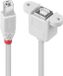 LINDY 31801 USB-kabel 1 m Grijs