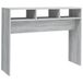 VidaXL Wandtafel 105x30x80 cm bewerkt hout grijs sonoma eikenkleurig