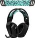 kwmobile Vervangende Koptelefoonband voor Logitech G733 / G335 / G535 - Nylon Zachte Hoofdband - Zwart / Blauw