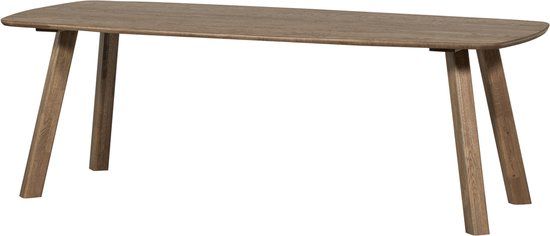 WOOOD Tablo Eettafel Deens Ovaal 220x100 - Eiken - Bruin