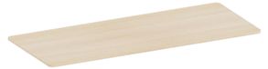 KIMEX - Plateau de bureau – 180 x 75 cm – bords arrondis – bois naturel – 150-0418