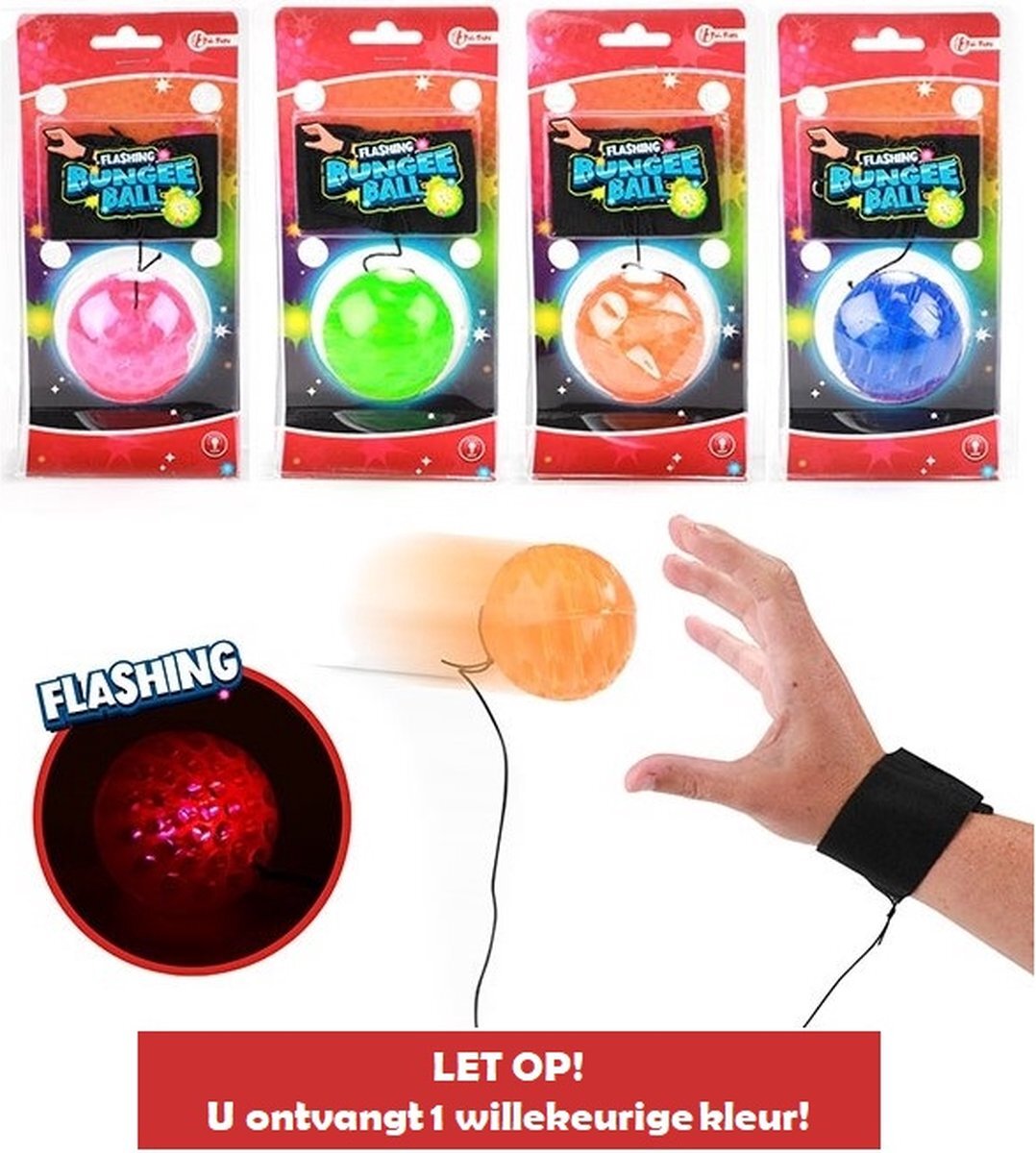 Toi Toys Toi Toys Bungee Ball Ø5cm met licht