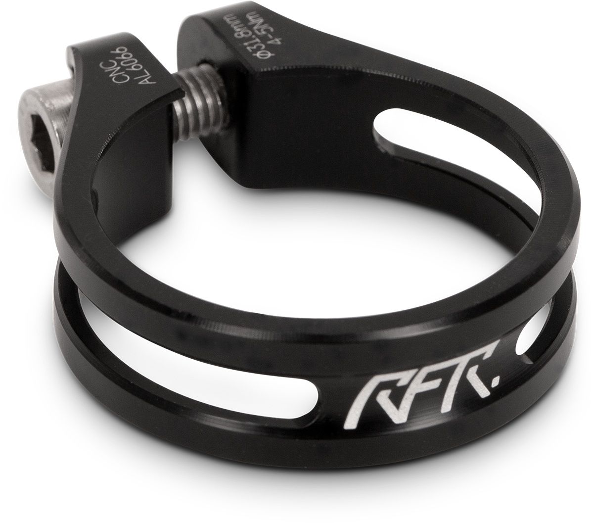 RFR Zitklem - Ultra licht - Schroefklem - Aluminium - Framediameter 31.8 mm - Zwart