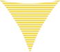 vidaXL Parasol triangulaire 3,6 x 3,6 x 3,6 m Polyester Oxford Jaune et blanc