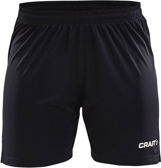 Craft Squad Short Solid dames Sportbroek - Maat XL - Vrouwen - zwart/wit