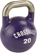 Crossmaxx competition kettlebell l 10 kg l pink-black stripe