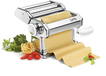 Laica PM2000 Manual Pasta Machine - Stainless Steel - Fettuccine, Lasagne, Tagliatelle