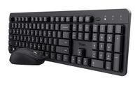 Trust Ody II Draadloos Toetsenbord en Muis - QWERTY US - Zwart