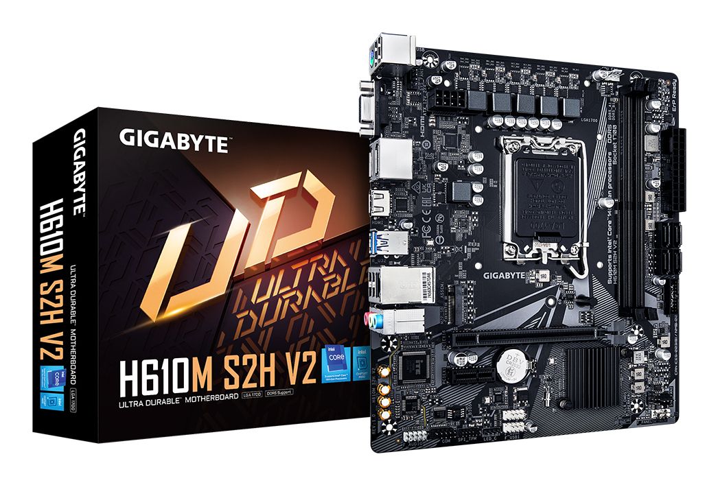 Gigabyte H610M S2H V2 | Intel H610 | LGA 1700 | DDR5 | Micro ATX