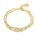 BROSWAY SYMPHONIA BYM104 GOLD-PLATED ARMBAND MET KRISTALLEN