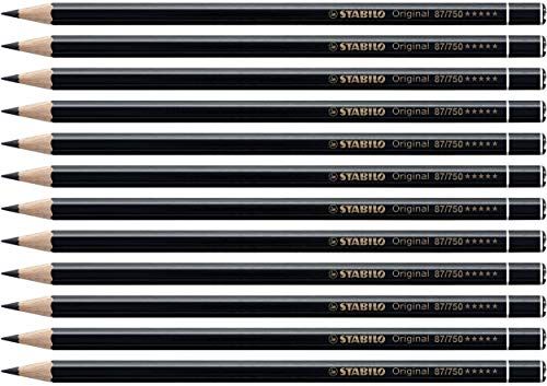 Stabilo Original Premium kleurpotloden - 12 stuks - zwart