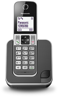 Panasonic KX-TGD310 - DECT Phone - Grey/Silver