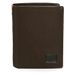 Pepe Jeans Marshal Verticale portemonnee met portemonnee, bruin, 8,5 x 10,5 x 1 cm leer