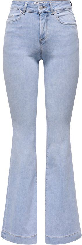 ONLY - ONLBLUSH MD RETRO FLARED DNM DIA322 NOOS - Jeans - Blauw - Maat M (46) - Meisjes