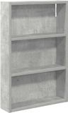 vidaXL Wandkast Beton Grijs 40 x 10 x 60,5 cm