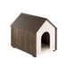FERPLAST KOYA SMALL Outdoor hondenhok van FSC-hout met niet-giftige verf, ventilatiegaten, isolerende voeten