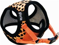 Hondentuigje Gloria Luipaard Oranje Maat S - Borstomvang 29 cm