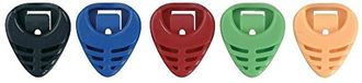 Fire Stone Plectrum/Pick houder, voor meerdere plectrums, gesorteerd, zelfklevend, 20 stuks