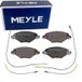 MEYLE Jeu de 4 plaquettes de frein à disque MEYLE 0252327717W d'origine