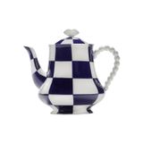 Serax - Fête des Bêtes Theepot, bleu / blanc