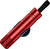 Merkloos / Sans marque Nurol export Veiligheidshamer - Noodhamer Raambreker - Voertuig Noodhulp - Wolfraam Stalen Punt - 8.7 x 2 x 2 cm - Rood