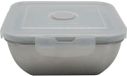 Fackelmann Lunchbox van roestvrij staal met clipsdeksel 600 ml Move